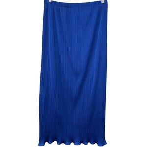 vintage royal blue pull on Lenox Square skirt size